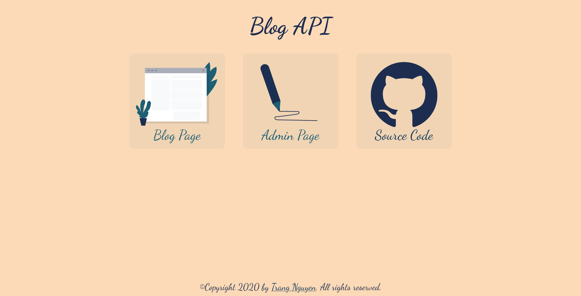 Blog API Screenshot